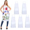 SATINIOR Sublimation Bib Blank Kitchen Aprons with Pockets Unisex White Cooking Kitchen Apron for Restaurant Home...